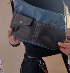 Δερμάτινη τσάντα ώμου -thumb-3