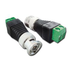 BNC Connector CV-7065 αρσενικό σε κλέμα με προστατευτικό διέλευσης