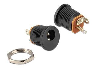 DELOCK Installation socket DC 2.5 x 5.5mm - 65690