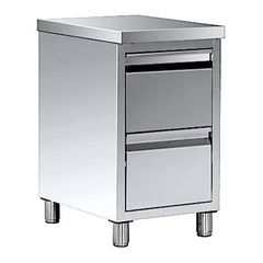 ΠΡΟΣΦΟΡΑ!!! Ερμάριο Συρταριέρα Με 2 Συρτάρια INOX  50 x 70 x 87 cm