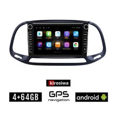 FIAT DOBLO (μετά το 2015) Android οθόνη αυτοκίνητου 4GB με GPS WI-FI (ηχοσύστημα αφής 8" ιντσών OEM Youtube Playstore MP3 USB Radio Bluetooth Mirrorlink εργοστασιακή, 4x60W, Navi)