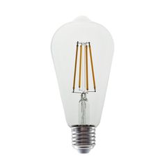 Διακοσμητική λάμπα led αβοκάντο E27 ντιμαριζόμενη 8W 230V 4000k ενδιάμεσο φως 1010lm διάφανη