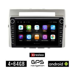 TOYOTA VERSO (2004 - 2009) Android οθόνη αυτοκίνητου 4GB με GPS WI-FI (ηχοσύστημα αφής 8" ιντσών OEM Youtube Playstore MP3 USB Radio Bluetooth Mirrorlink εργοστασιακή, 4x60W, Navi)