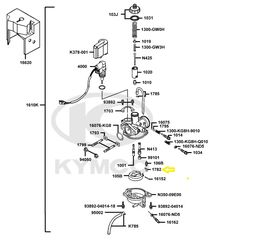 Ασφάλεια Βελόνας Φλοτέρ Kymco B&W.50; 2001 - 2007 1782-KG8H-9010