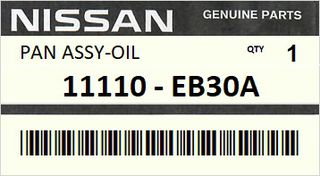 Κάρτερ μηχανής NISSAN VANARA D40 - TERRANO R51 2005-2010 ENGINE YD25DDTI #11110EB30A