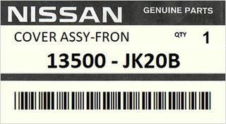 Αντλία λαδιού - Καθρέφτης μηχανής NISSAN NISSAN 350Z 370Z / INFINITI  2003 -2017 ENGINE VQ35HR VQ37VHR #13500JK20B