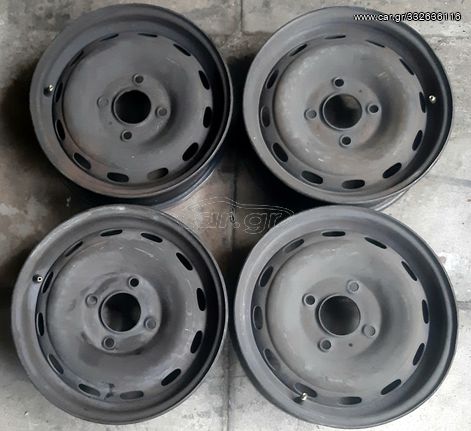 Ζάντες ατσάλινες 5x13", γνήσιες από Citroen Saxo, 4x108, 4 τεμάχια