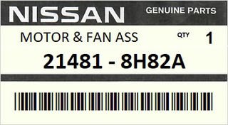 Βεντιλατέρ ψυγείου μηχανής NISSAN X-TRAIL T30 2001-2005 ENGINE YD22ETI #214818H82A