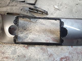 Συγκόλληση κατασκευή πλαστικού για τοποθέτηση οθόνης σε Giulietta Alfa Romeo προ facelift - Υδρογραφία υδροβαφή ανθρακονημα καρμπον.-thumb-6
