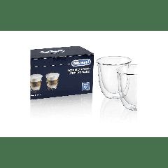 Delonghi DLSC311 Σετ Ποτήρια Καφέ/Freddo Γυάλινα Διάφανα 190ml 2τμχ