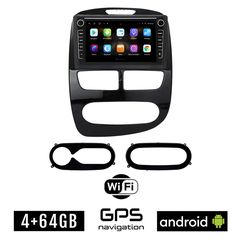 RENAULT CLIO (2012 - 2015) Android οθόνη αυτοκίνητου 4GB με GPS WI-FI (ηχοσύστημα αφής 8" ιντσών OEM Youtube Playstore MP3 USB Radio Bluetooth Mirrorlink εργοστασιακή, 4x60W, Navi)