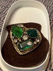 Kramer Austria crystals vintage καρφίτσα-thumb-9