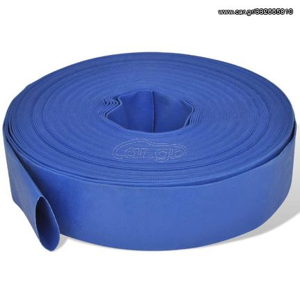 Πλακέ Μάνικα Νερού 50μ. 3" PVC 5bar .Τιμή με φπα