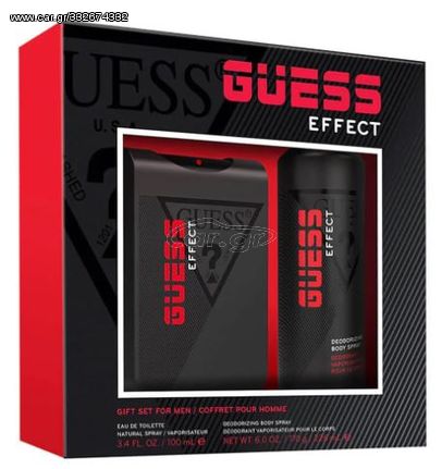 GUESS Effect For Men SET: EDT 100ml + deo spray 226ml