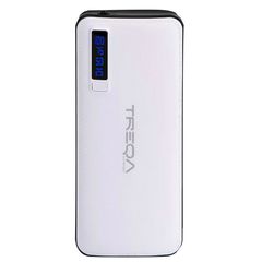 Power Bank Treqa TR-901 12800mAh Με 3 Θύρες USB-A Και Led Φως Λευκό 1 Τεμάχιο