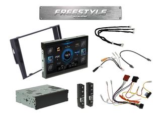 Alpine I905D-F Freestyle – 9-Inch custom installation system, featuring DAB+ digital radio, Apple Ca