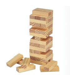 Επιτραπέζιο Jenga ξύλινο 45 τεμαχίων Υ16x5x5εκ. - 28648---ΔΥ-2