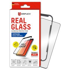 DISPLEX REAL GLASS 3D CURVED SAMSUNG S20 ULTRA black WITH APPLICATOR - 01210