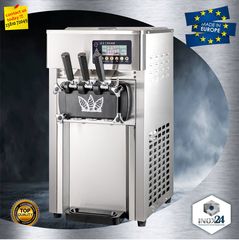 Μηχανή παγωτού soft (παγωτομηχανή) 3 γεύσεων επιτραπέζια Venique-inox24-ΟΙ ΧΑΜΗΛΟΤΕΡΕΣ ΤΙΜΕΣ ΣΕ ΟΛΗ ΤΗΝ ΕΛΛΑΔΑ-