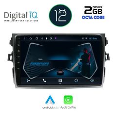 MULTIMEDIA TABLET OEM TOYOTA COROLLA 4D mod. 2006-2012 ANDROID 12 | Ultra Fast Loading 3sec CPU: CORTEX A55  1.6Ghz | 8CORE RAM DDR3: 2GB | NAND FLASH: 32GB