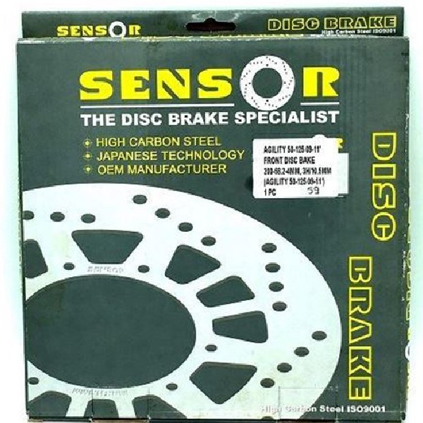 ΔΙΣΚΟΠΛΑΚΑ AGILITY 50 125 ΕΜΠΡ 200-58,2-3ΤΡ SENSOR