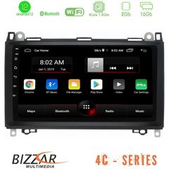 Bizzar 4C Series Mercedes A/B/Vito/Sprinter Class 4Core Android12 2+16GB Navigation Multimedia