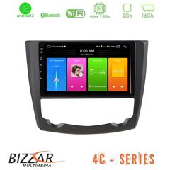 Bizzar 4C Series Renault Kadjar 4Core Android12 2+16GB Navigation Multimedia Tablet 9"