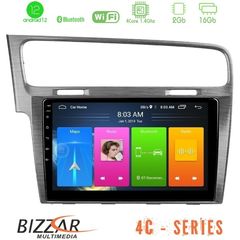 Bizzar 4C Series VW GOLF 7 4Core Android12 2+16GB Navigation Multimedia Tablet 10" - U-LVT-VW0003AL