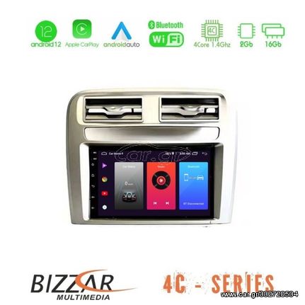 Bizzar Fiat Grande Punto 4core Android12 2+16GB Navigation Multimedia Deckless 7" - U-LVCP-FT028