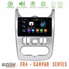 Bizzar FR4 Series CarPad 9" Dacia Duster/Sandero/Logan 4core Android 10 Navigation Multimedia