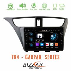 Bizzar FR4 Series CarPad 9" Honda Civic Hatchback 2012-2015 4core Android 10 Navigation Multimedia