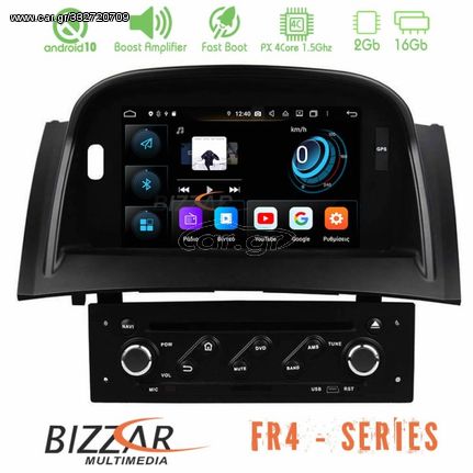 Bizzar FR4 Series Renault Megane 2 Android 10 4Core Multimedia Station