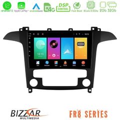 Bizzar FR8 Series Ford S-Max 2006-2012 8core Android12 2+32GB Navigation Multimedia Tablet 9"