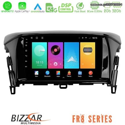 Bizzar FR8 Series Mitsubishi Eclipse Cross 8core Android12 2+32GB Navigation Multimedia Tablet 9"