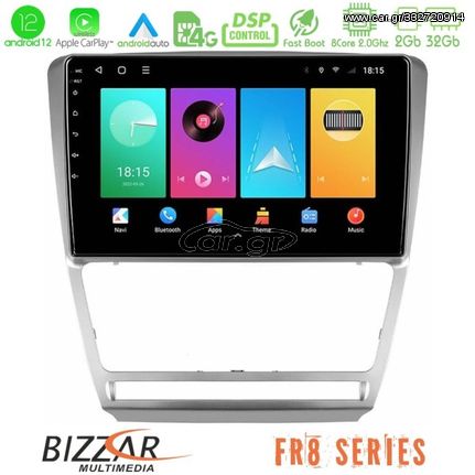 Bizzar FR8 Series Skoda Octavia 5 8core Android12 2+32GB Navigation Multimedia Tablet 10" - U-FR8-SK229S