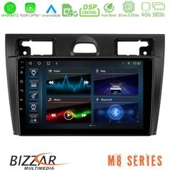 Bizzar M8 Series Ford Fiesta 2006-2008 8core Android12 4+32GB Navigation Multimedia Tablet 9"