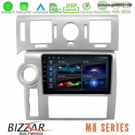 Bizzar M8 Series Hummer H2 2008-2009 8core Android12 4+32GB Navigation Multimedia Tablet 9"