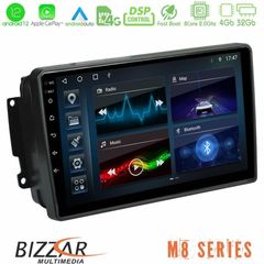 Bizzar M8 Series Mercedes C/CLK Class (W203/W209) 8core Android12 4+32GB Navigation Multimedia Tablet 9"