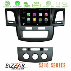 Bizzar S310 Toyota Hilux 2012-2015 Car Pad 9" Android 10 Multimedia Station