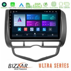 Bizzar Ultra Series Honda Jazz 2002-2008 (Auto A/C) 8core Android11 8+128GB Navigation Multimedia Tablet 9"