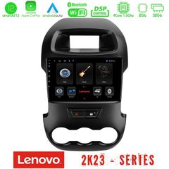 Lenovo Car Pad Ford Ranger 2012-2016 4Core Android12 2+32GB Navigation Multimedia Tablet 9" - U-TLN-FD0591