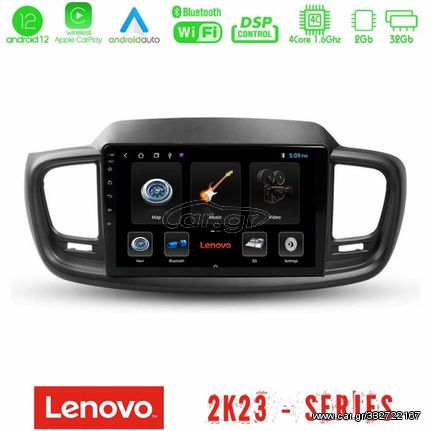 Lenovo Car Pad Kia Sorento 2018-2021 4Core Android12 2+32GB Navigation Multimedia Tablet 9"