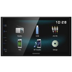 Kenwood DMX120BT Ηχοσύστημα Αυτοκινήτου Universal 2DIN (Bluetooth/USB/AUX) με Οθόνη Αφής 6.8"