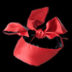 Multifunctional Satin Ribbon, Black/Red, 150 cm-thumb-1