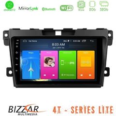 Bizzar 4T Series Mazda CX-7 2007-2011 4Core Android12 2+32GB Navigation Multimedia Tablet 9"