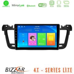 Bizzar 4T Series Peugeot 508 2010-2018 4Core Android12 2+32GB Navigation Multimedia Tablet 9"