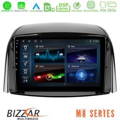 Bizzar M8 Series Renault Koleos 2007-2015 4Core Android12 4+32GB Navigation Multimedia Tablet 9"