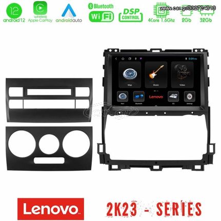 Lenovo Car Pad Toyota Land Cruiser J120 2002-2009 4Core Android12 2+32GB Navigation Multimedia Tablet 9"