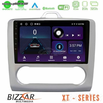 Bizzar XT Series Ford Focus Auto AC 4Core Android12 2+32GB Navigation Multimedia 9