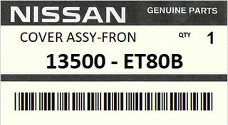 Αντλία λαδιού - Καθρέφτης μηχανής NISSAN X-TRAIL T31 2007-2014 ENGINE QR25DE #13500ET80B